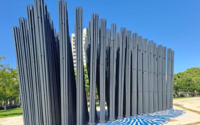 Inauguració del “Bosc d’Empremtes” Camp de la Bota, Barcelona/Sant Adrià de Besós