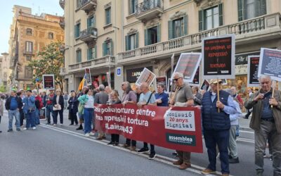 94a concentració davant Via Laietana 43